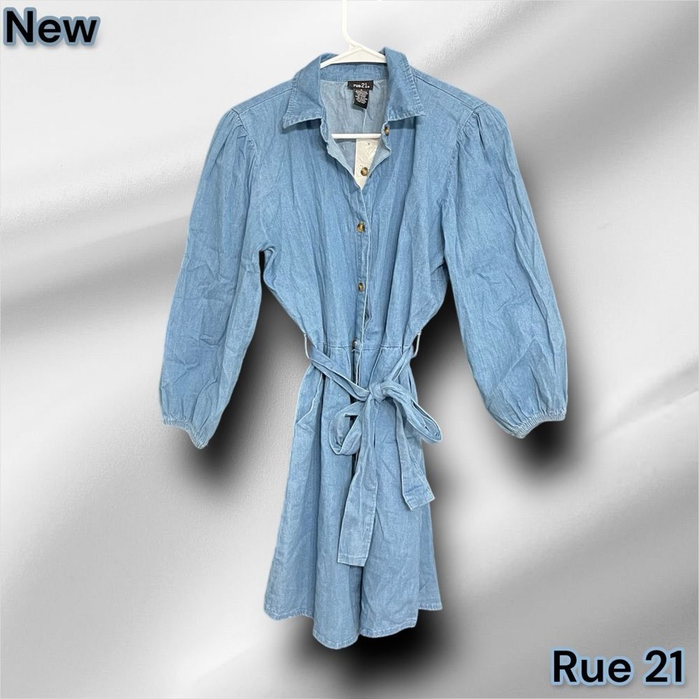 Rue21 Blue Denim Mini Dress